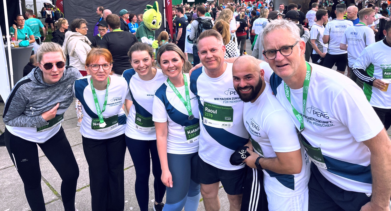 PEAG läuft auch 2024 wieder beim Firmenlauf in Dortmund mit