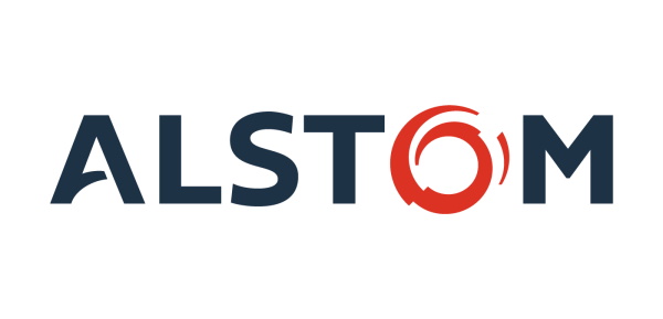 Das Bild zeigt das Logo der Firma Alstom, ein Kunde der PEAG Personal
