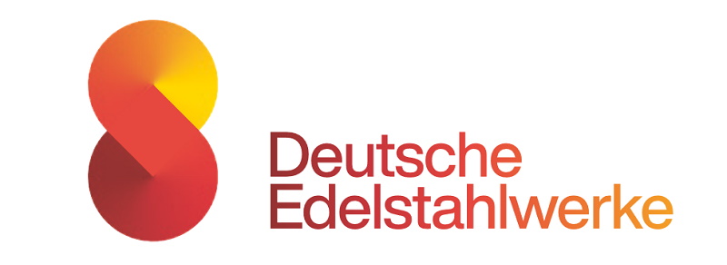 Das Bild zeigt das Logo der Firma Deutsche Edelstahlwerke, ein Kunde der PEAG Personal