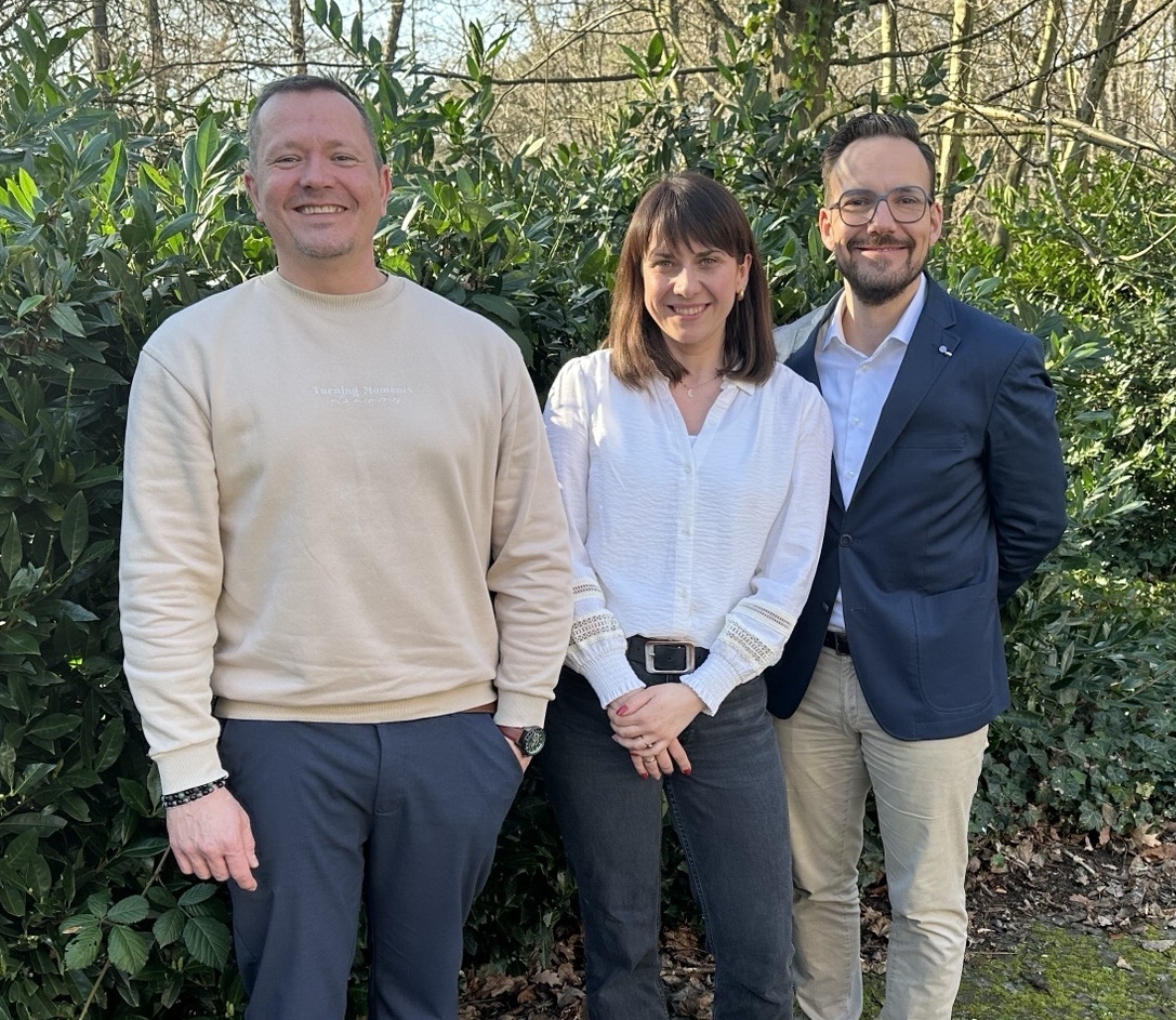 Unser PEAG Personal-Team in Berlin (von links): Key Account Manager Ronny Neubert, Niederlassungsleiterin Justyna Zamkowska-Luzna und Janek Möhlmann, Operativer Leiter