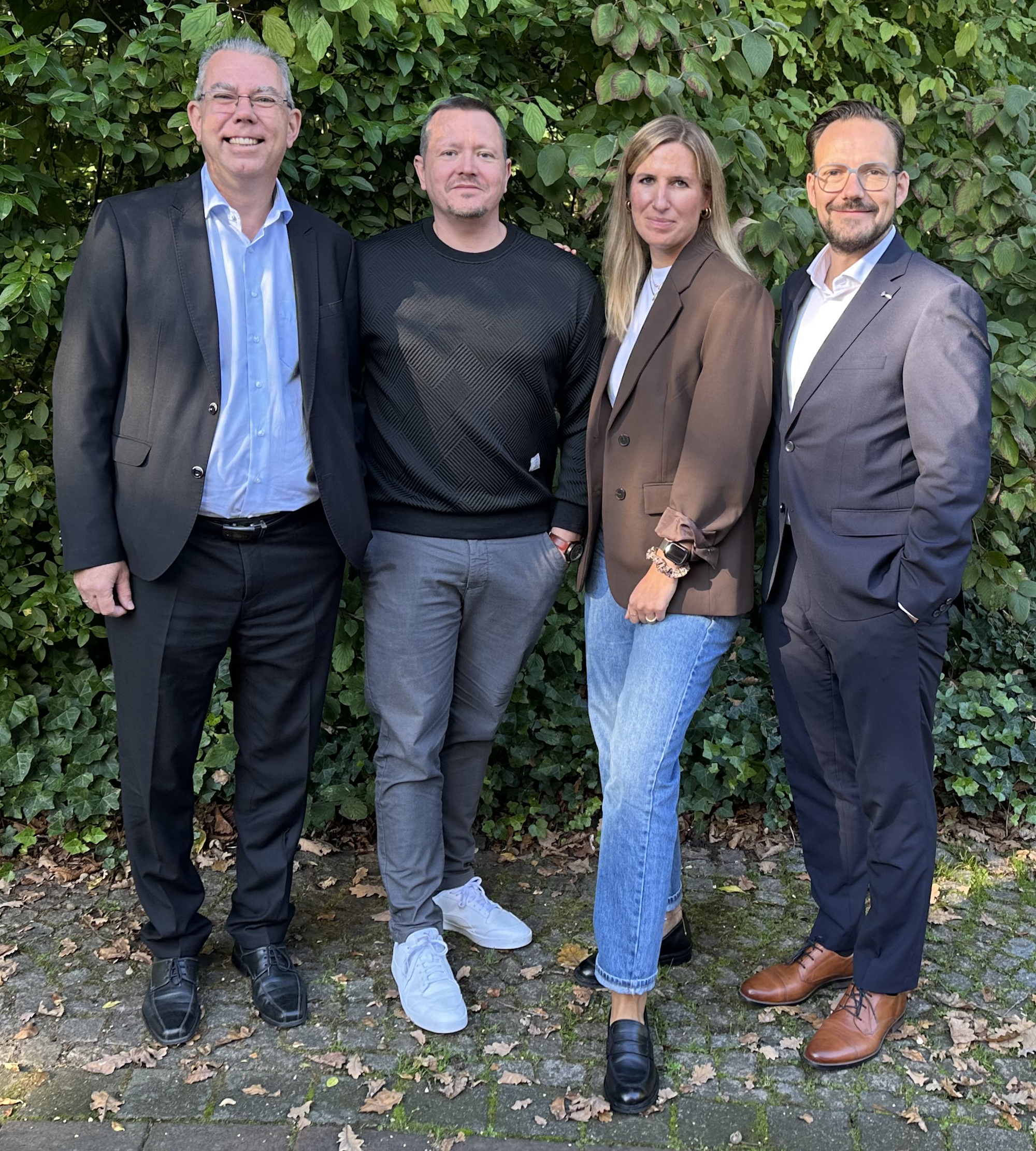 Unser PEAG Personal-Team in Berlin (von links): Niederlassungsleiter Thomas Piotrowski, Key Account Manager Ronny Neubert, Account Managerin Vanessa Suré und Janek Möhlmann, Operativer Leiter