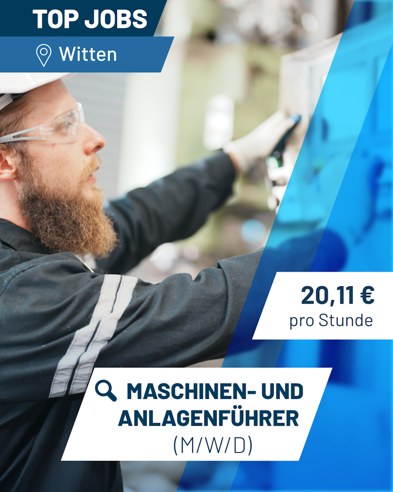 PEAG Personal Maschinen- und Anlagenführer in Witten
