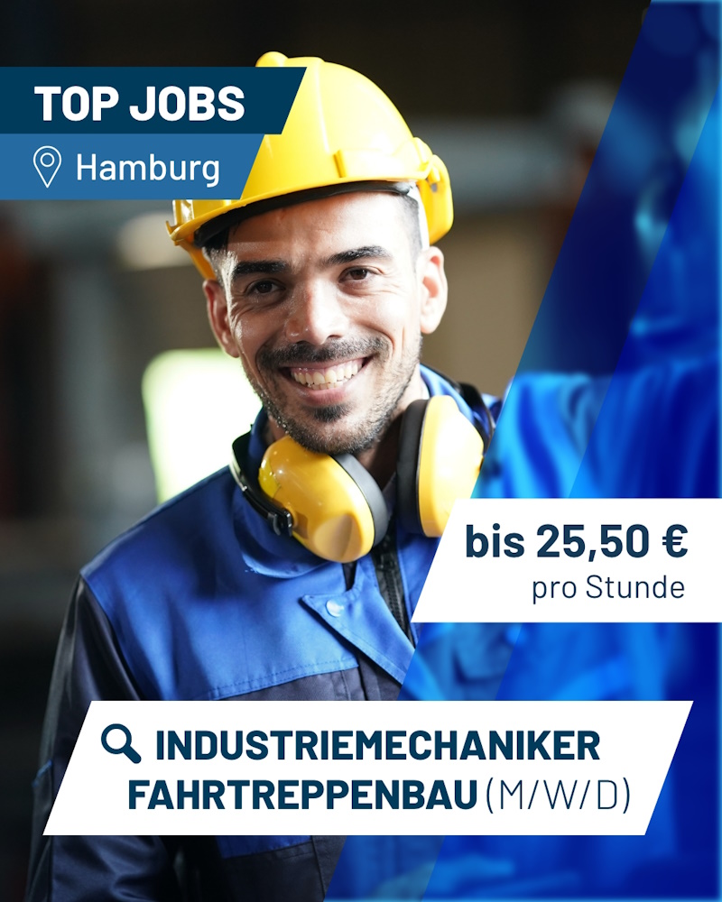 PEAG Personal Industriemechaniker Fahrtreppenbau in Hamburg