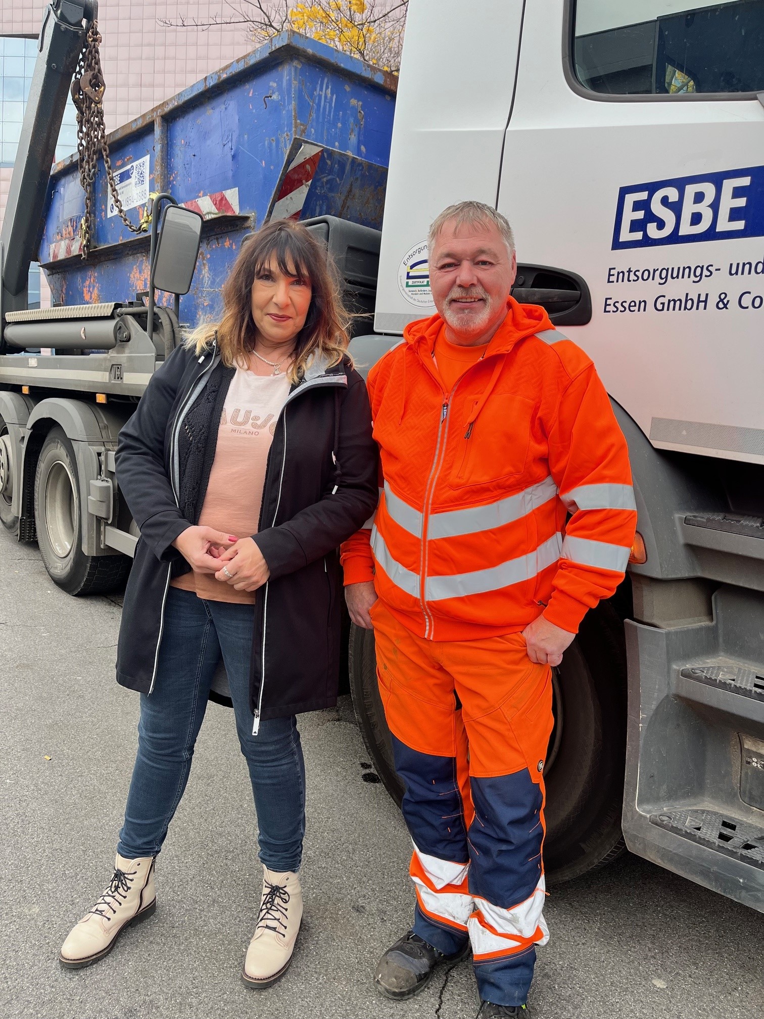 PEAG Transfer-Beraterin Delia Dehmel und Dirk Birkner